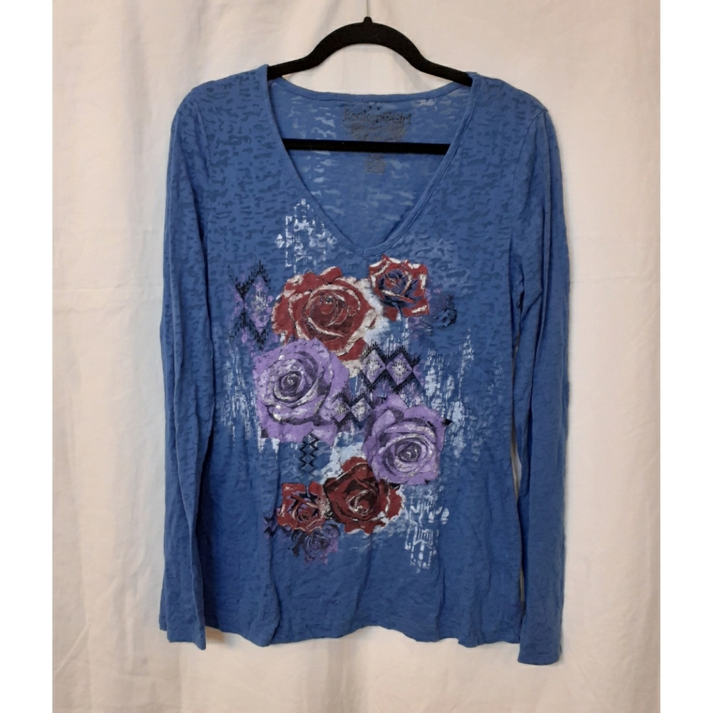 Girl's burnout longsleeve t-shirt